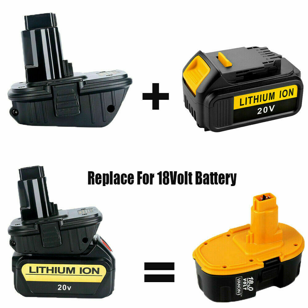 Battery Adapter Converter For DEWALT DCA1820 18V to 20V Li-ion Max DC9096 TOOLS