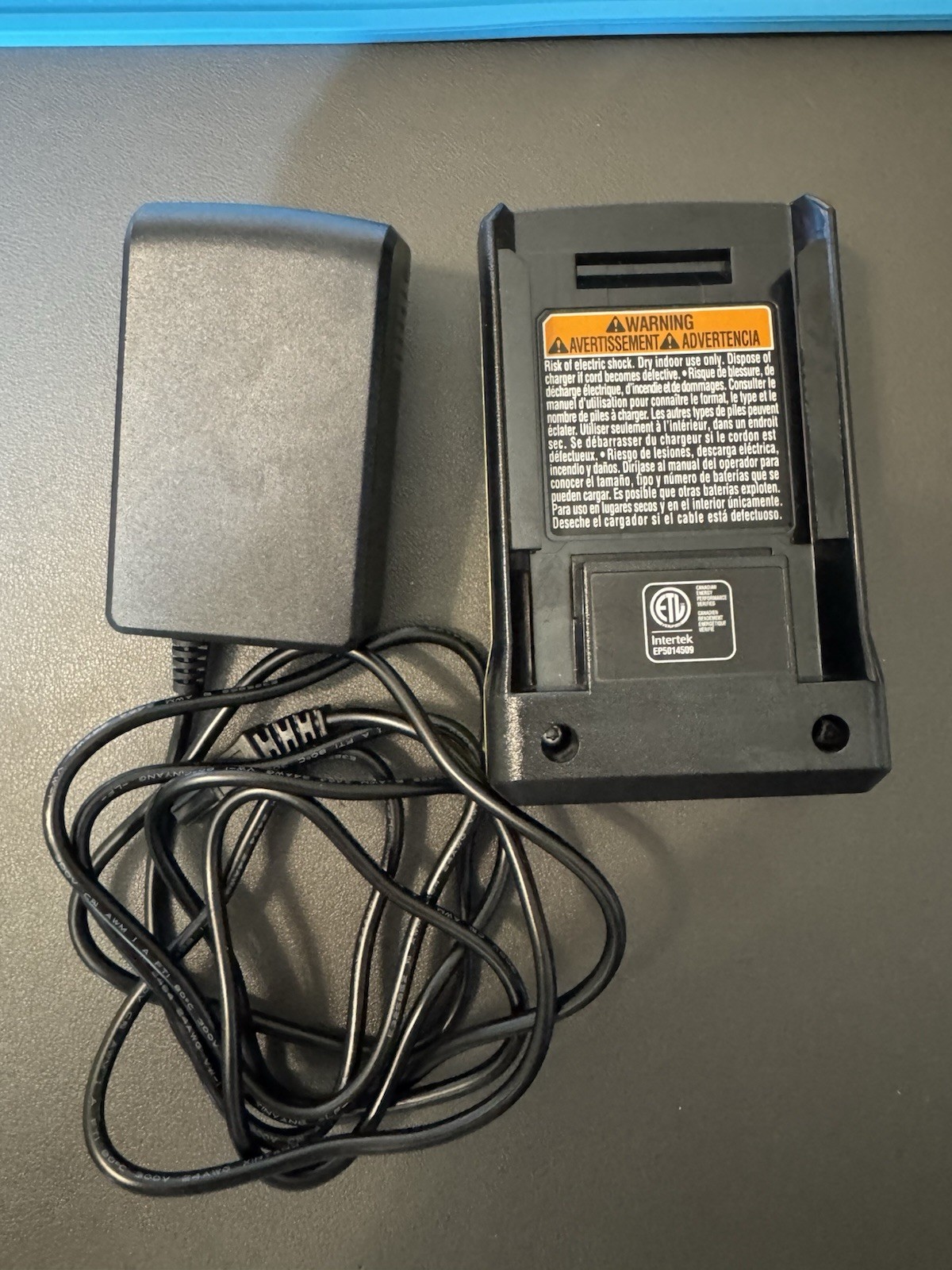 Ryobi 40V Genuine OEM Lithium Battery Charger & Cable OP404 140412009