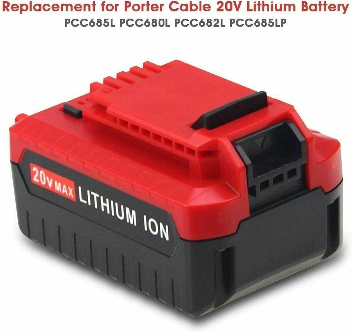 10PACK 20 Volt 6.0Ah Lithium-ion Battery for Porter Cable MAX PCC685L PCC680L