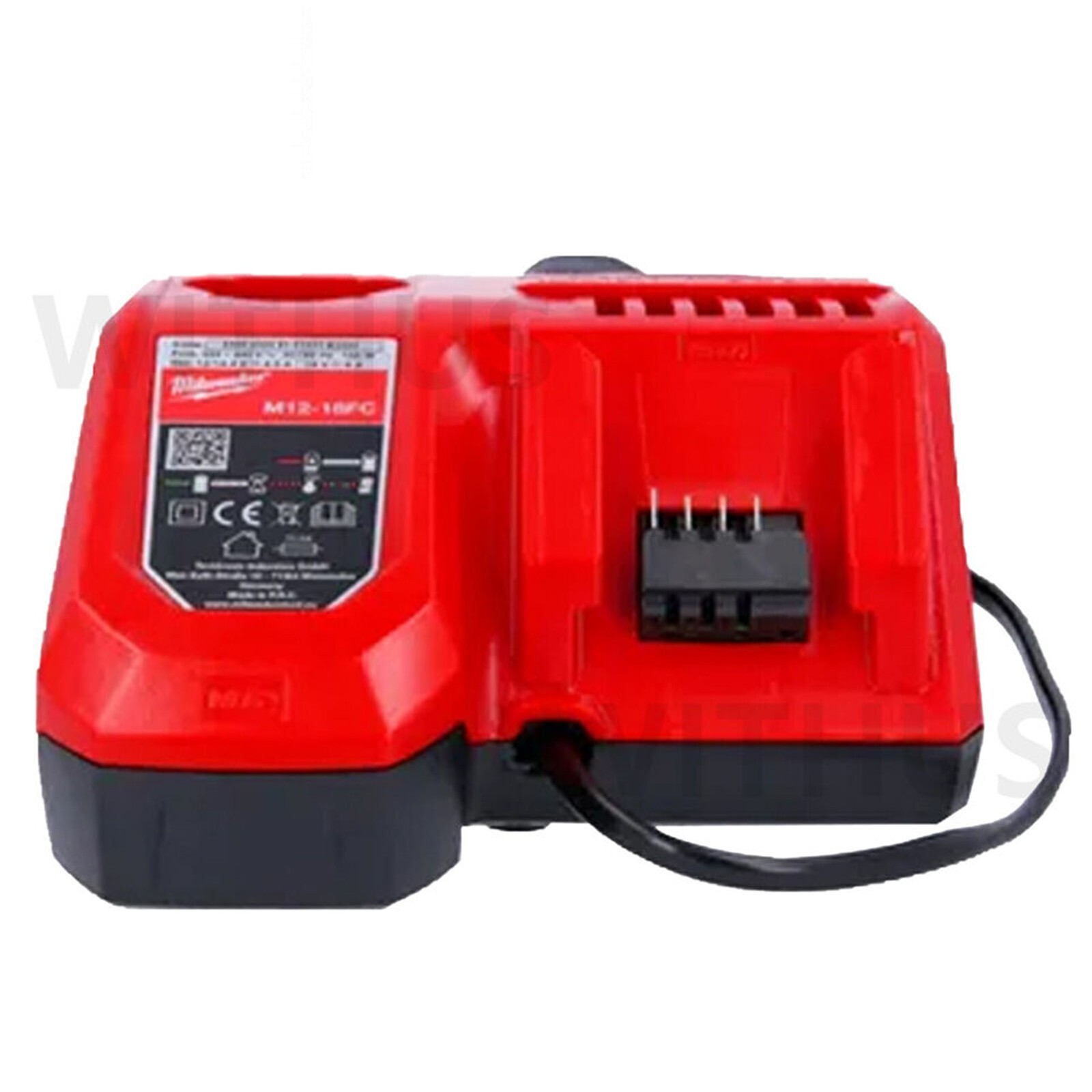 Milwaukee M12-18FC Rapid Charger for M12 & M18 12V 18V – 220V Bulk Pack