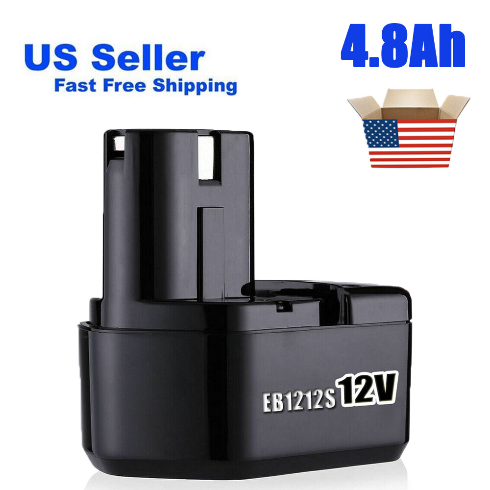 For HITACHI 12V EB1212S EB1214S Drill NIMH Battery 4.8AH Cordless Tool EB1220BL