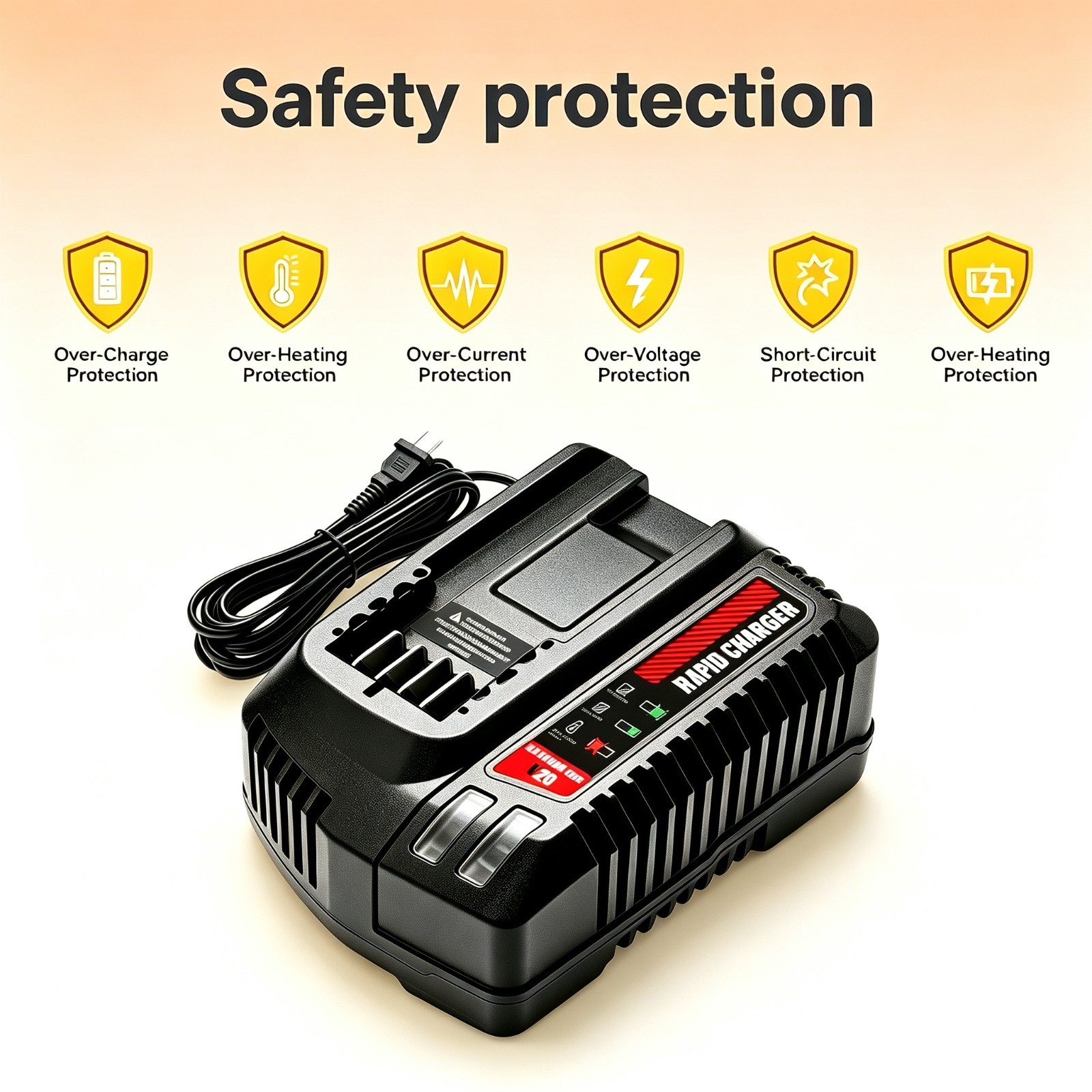 V20 20V Battery Fast Charger CMCB104 For Craftsman 20V Max Lithium ion Battery