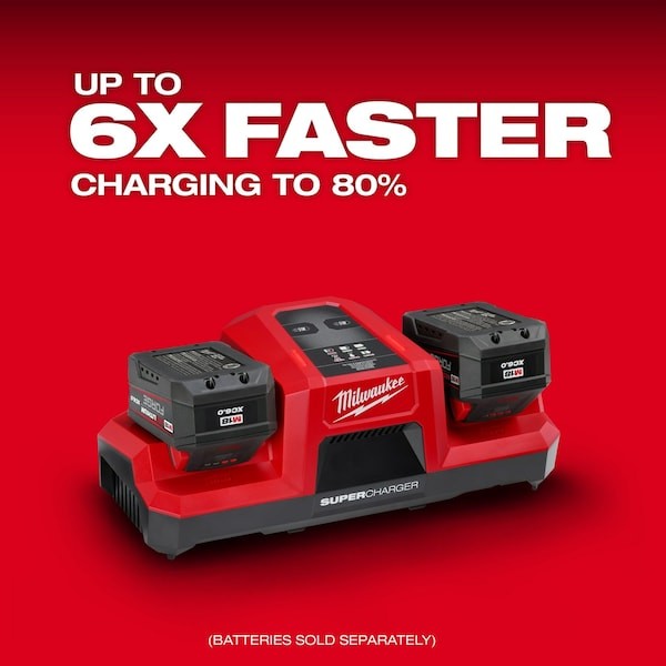 Milwaukee Tool 48-59-1815 M18 Dual Bay Simultaneous Super Charger