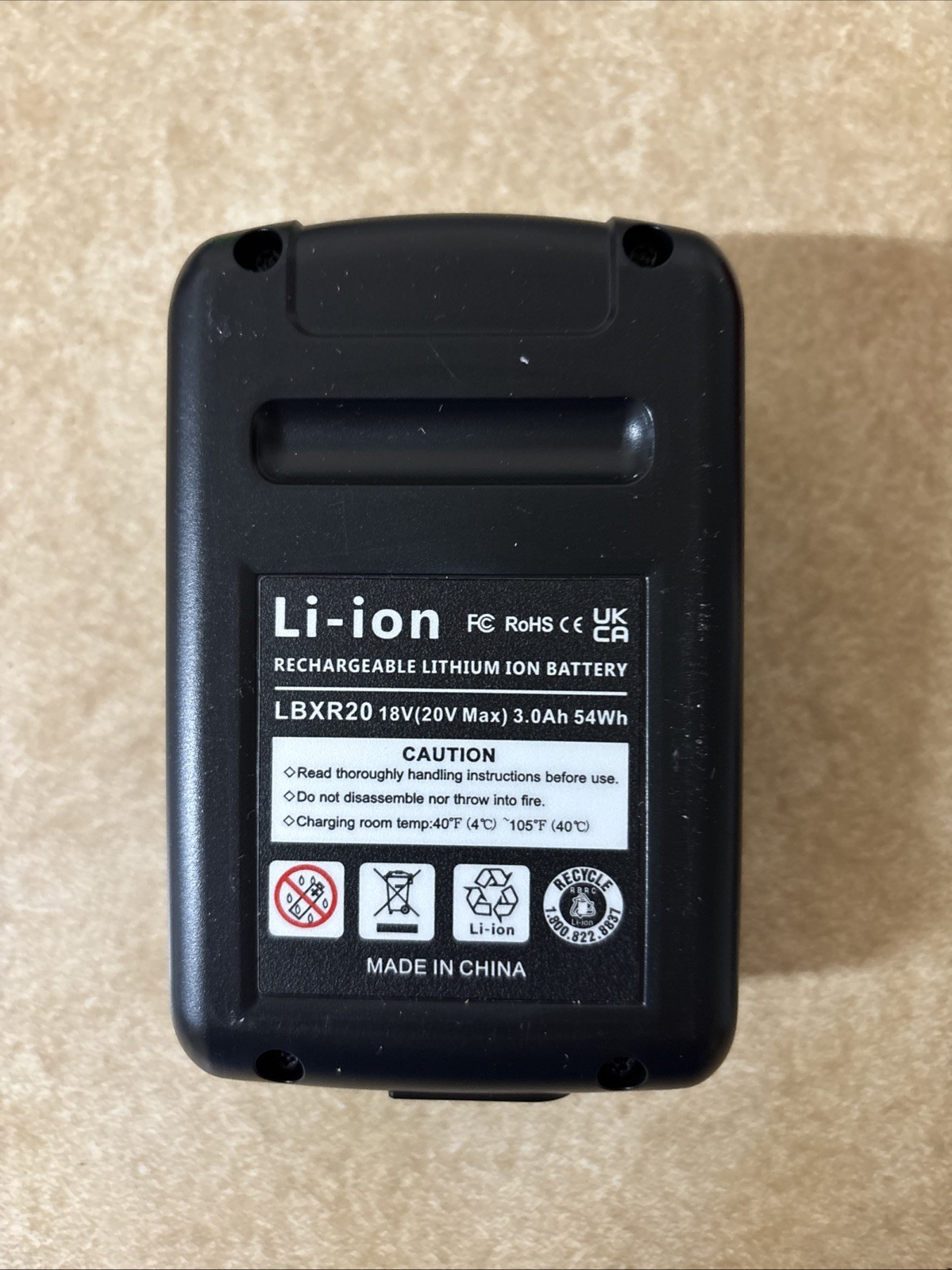 Generic Power Hand Tool Batteries (2) And Charger 10.8V/14.4V/18V Model BD18D