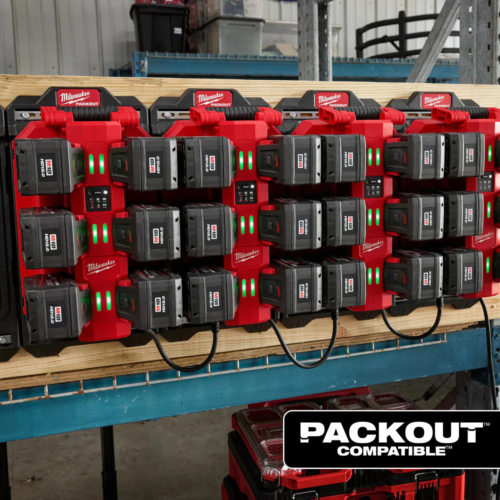 Milwaukee 48-59-1817 M18 18V Six Bay Daisy Chain Rapid Charger