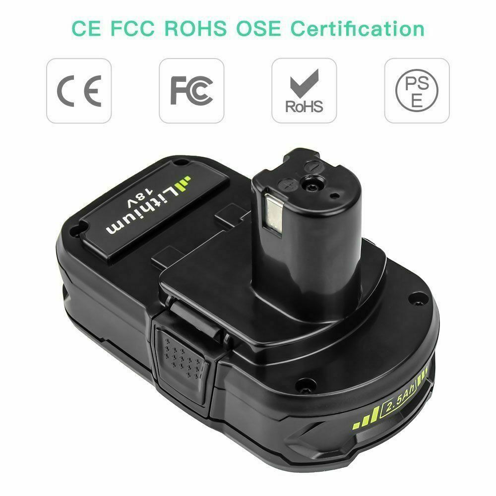 2Pack For RYOBI P108 18V One Plus High Capacity Battery 18 Volt Lithium-Ion New