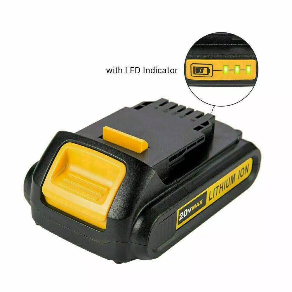 20V FOR DEWALT 20 Volt MAX Lithium-Ion Battery / Charger DCB200-2 DCB203 DCB201