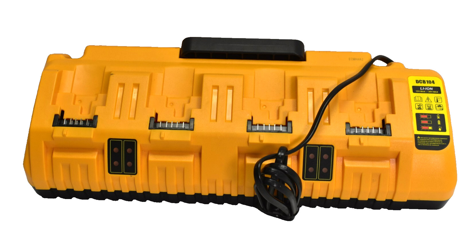 DCB104 20V MAX Battery Charger Replacement for Dewalt Battery Charger, 4 Port