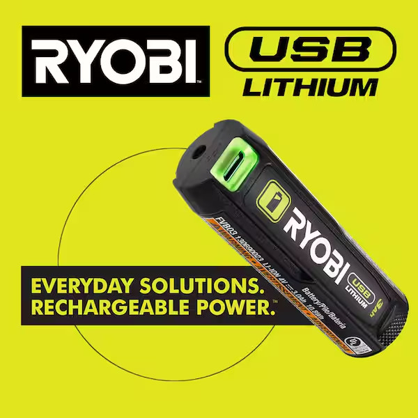 Ryobi USB Lithium 3 Port Fast Charger FVCH01 New sealed (NOT for 18v ONE+ !!)