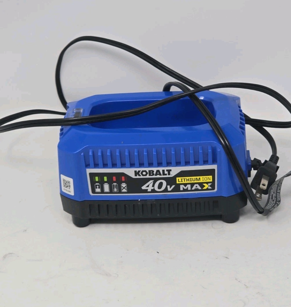 Genuine Kobalt 40v Max Lithium-Ion Battery Charger Model KRC 40-06 *excellent*