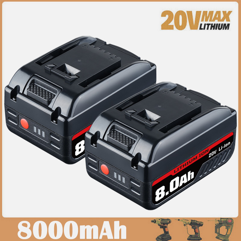 2Pack For WORX 20V MAX Extend Lithium Battery 8.0AH WA3520 WA3525 WA3575 WG155