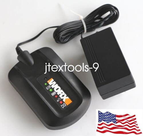 WORX WA3732 3 to 5 Hour Charger For WA3520 3525 WA3512.1 18V 20V Lithium Battery