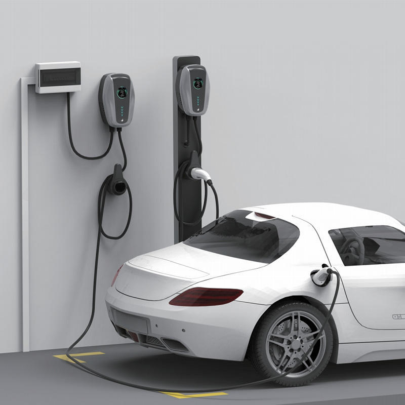 Wall-mounted 7kw Charger Station for Electric Vehicles Controllable with App