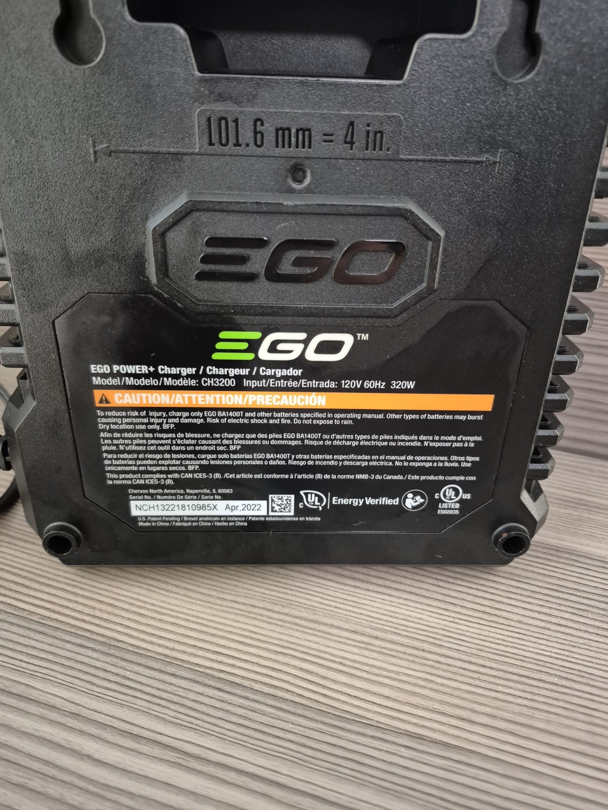 Genuine Original EGO Power CH3200 320W 56V Lithium Battery