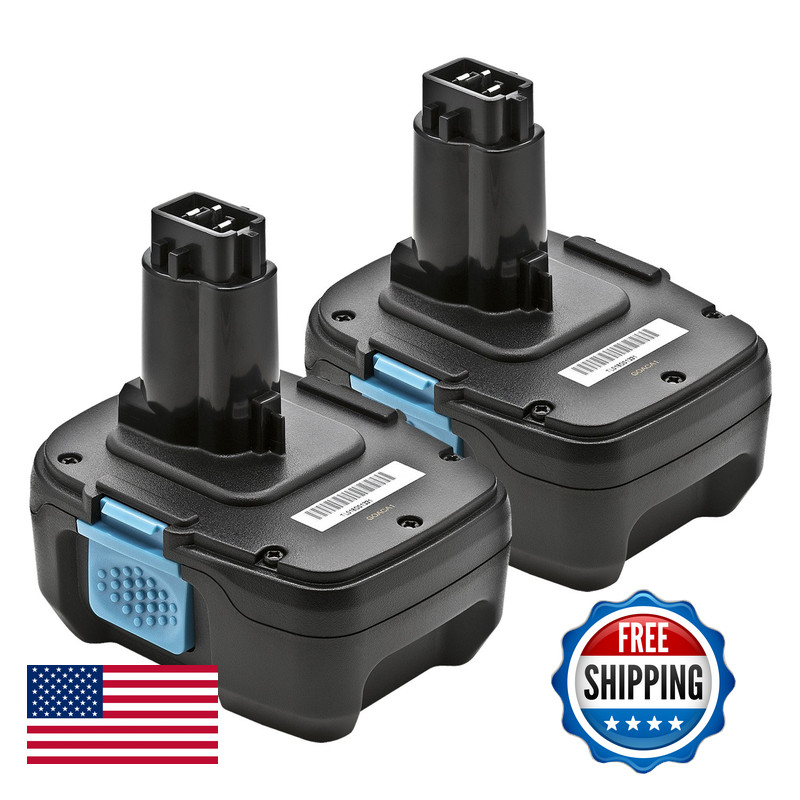 Expertpower 2 Pack Replacement Battery For De-Walt Dc9182 Dc9181 Dc9180 18V Xrp
