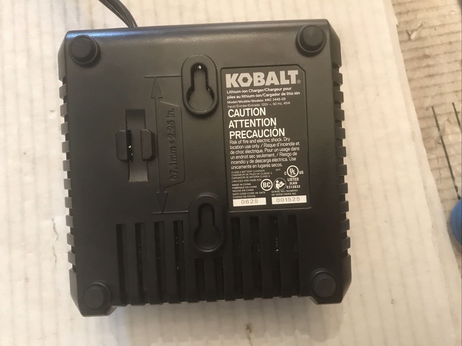 Kobalt 24V Max Power Tool Lithium Battery Charger