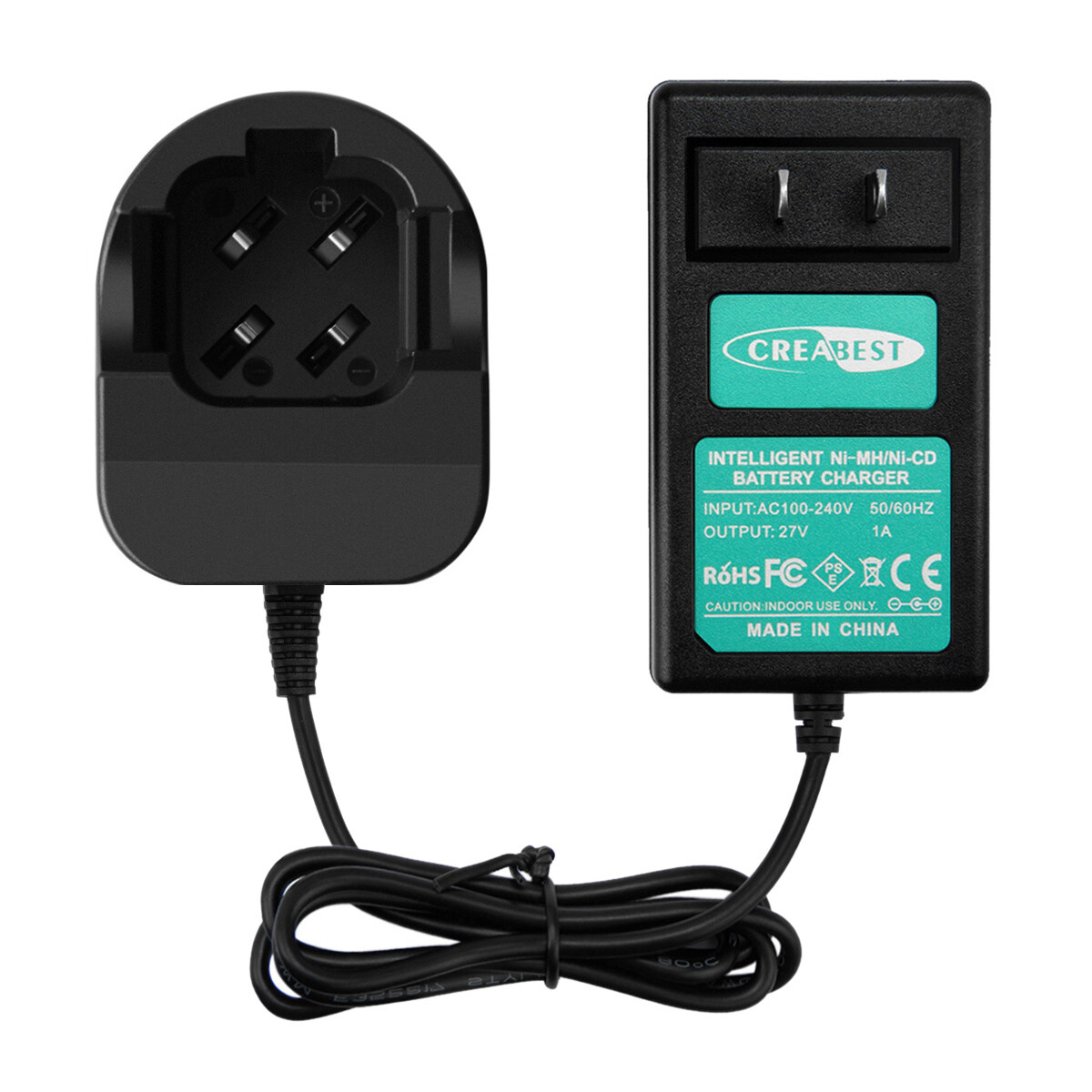 4.8V/7.2V Ni-MH Battery Charger For Dremel 757-01 7700-01 7700-02 755-01 750-02