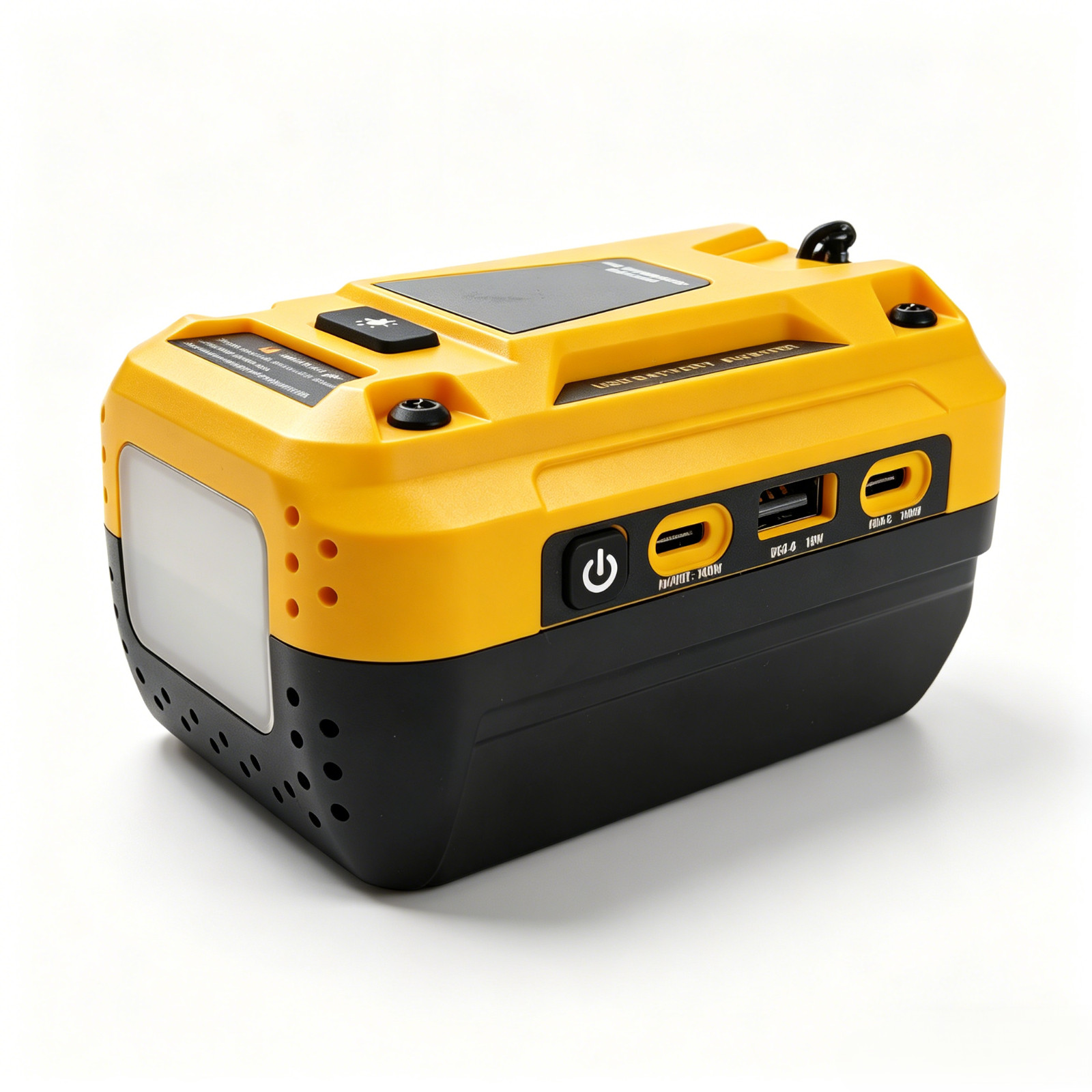 USB-C Fast Charger for Dewalt 20V Battery Portable Power Source USB-A Adapte