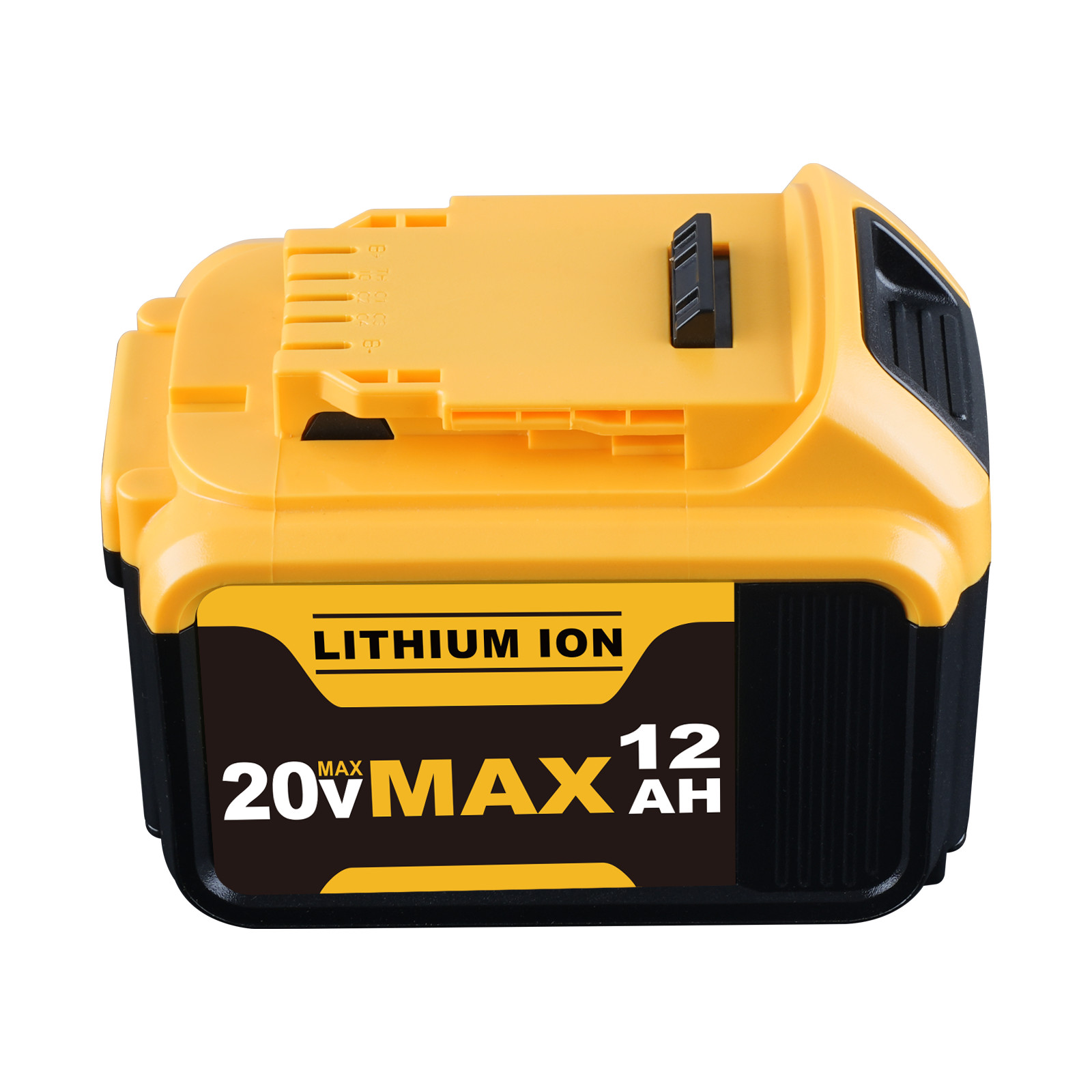 2PCS 20V DCB201 For Dewalt 20 Volt Max Lithium Battery DCB203 DCB207 DCB205 12AH