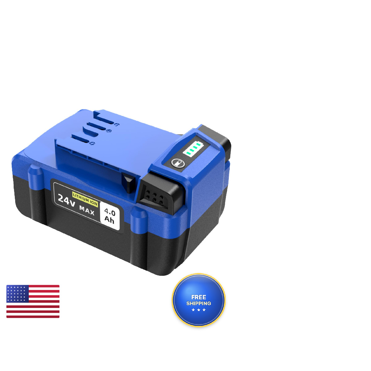Fjp 4.0Ah Replacement For Kobalt 24V Battery Kb424-03 Kb224-03 96Wh Lithium Ion