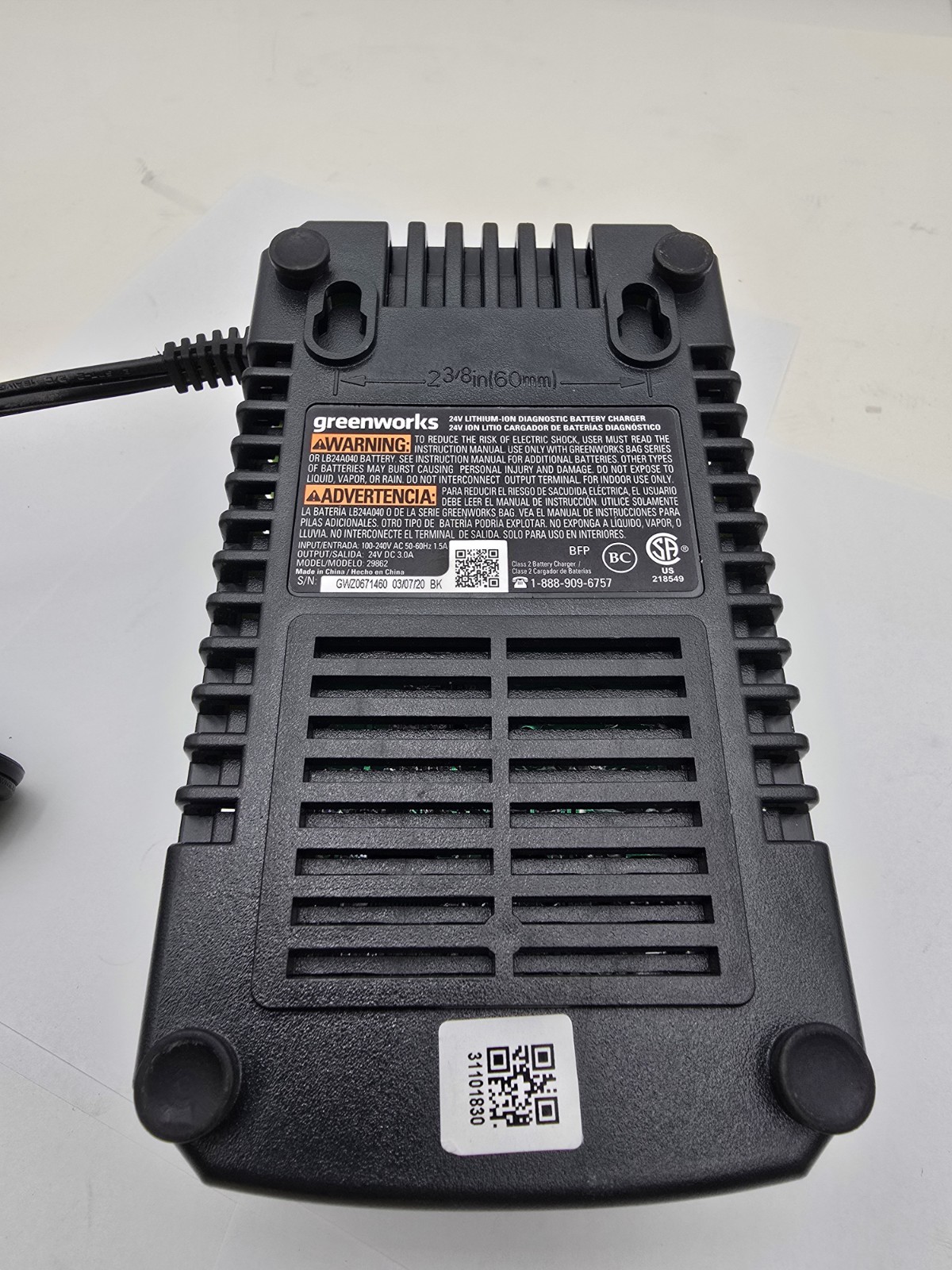 Portable 24V Battery Charger 29862 Genuine OEM