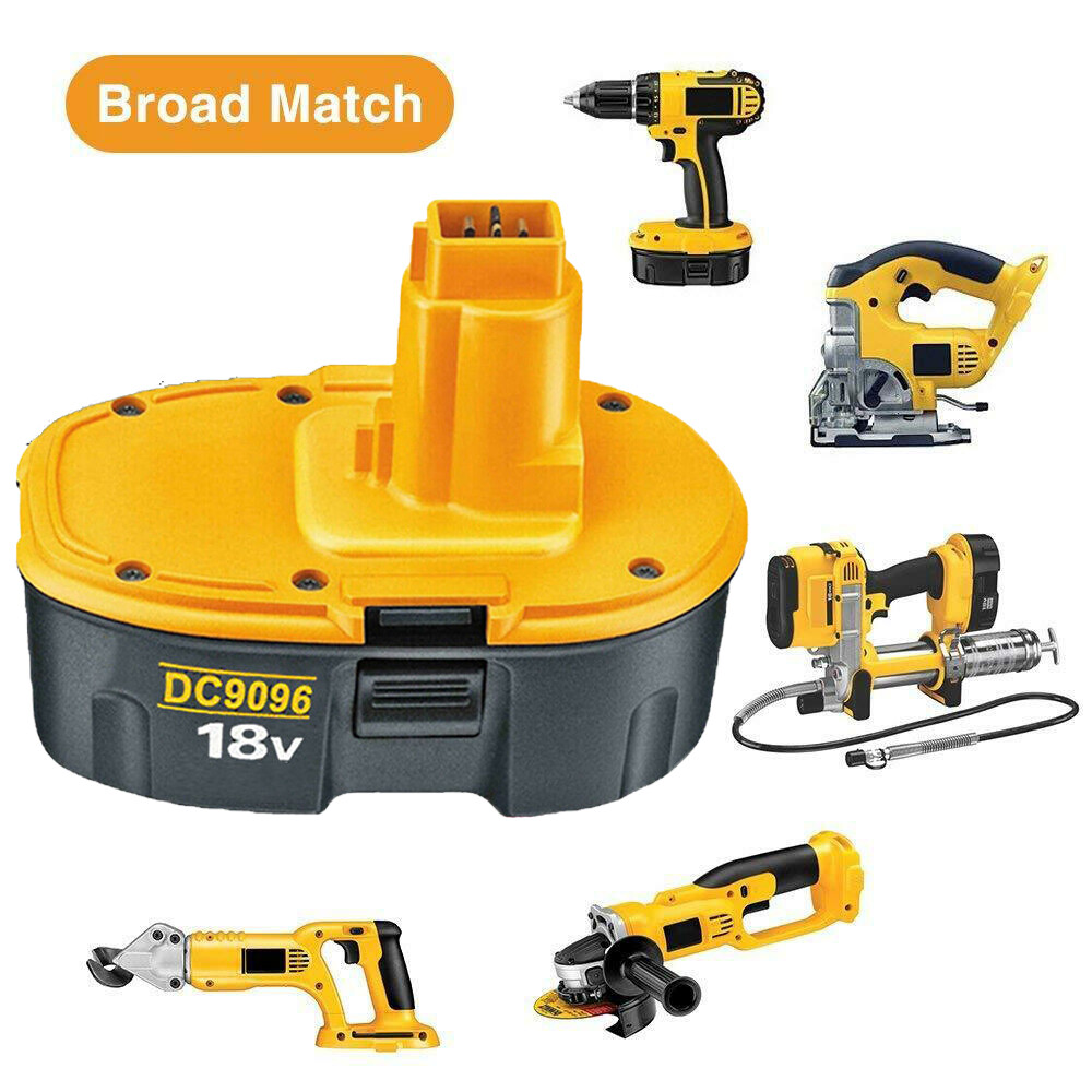2 PACK 18V For Dewalt 18 VOLT XRP DC9096 DC9098 NiMh Battery DC9099 NEW 4.8 PACK
