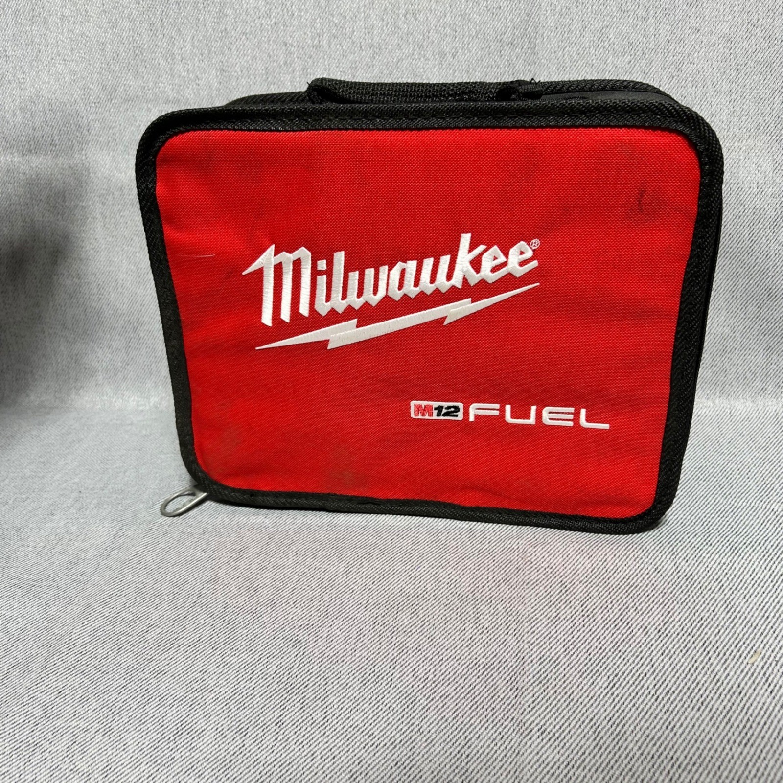 Milwaukee M12 Fuel Charger 48-59-2401 Case and Manuals Red Black