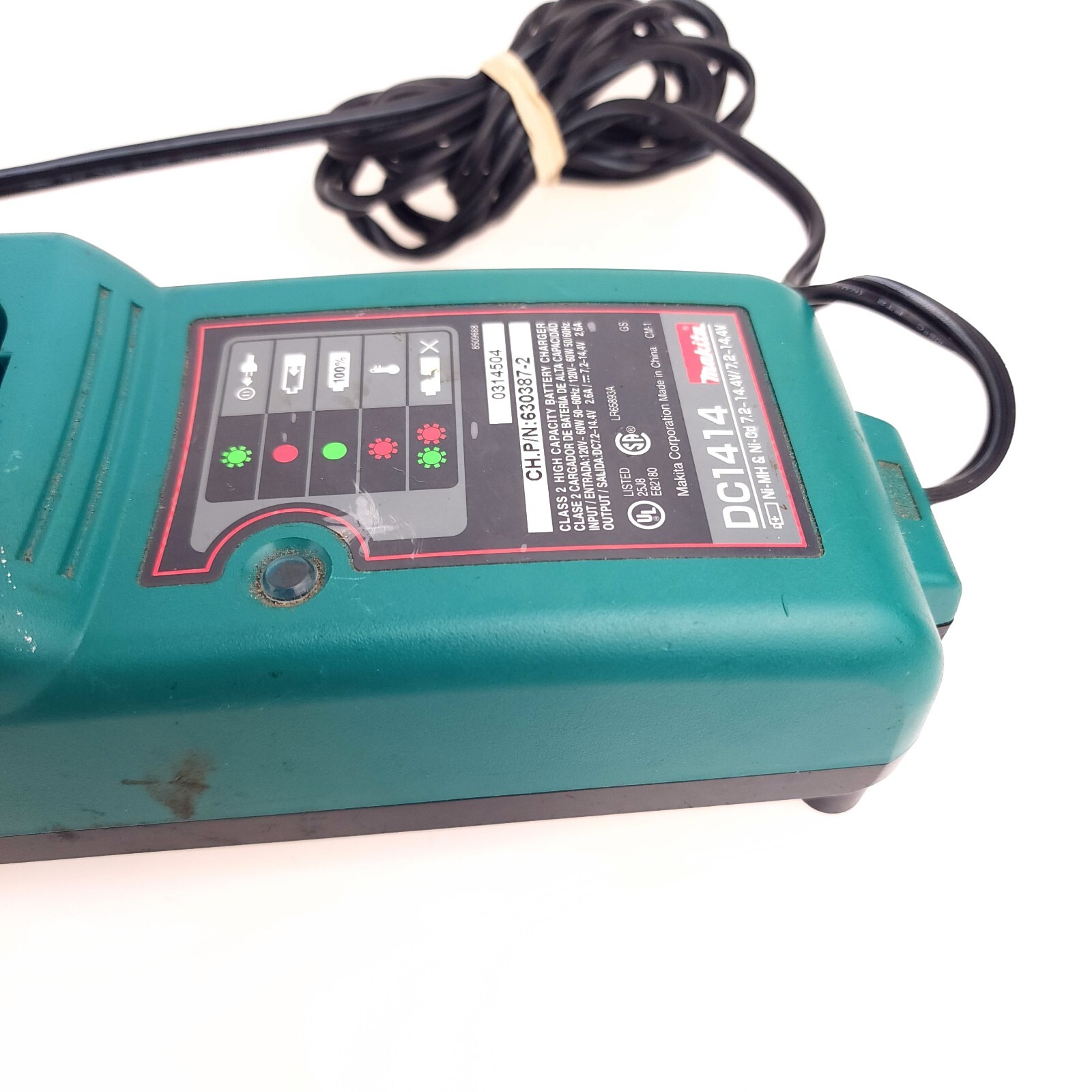Makita High Capacity Class 2 Battery Charger Model DC1414 120 Volts USA Seller