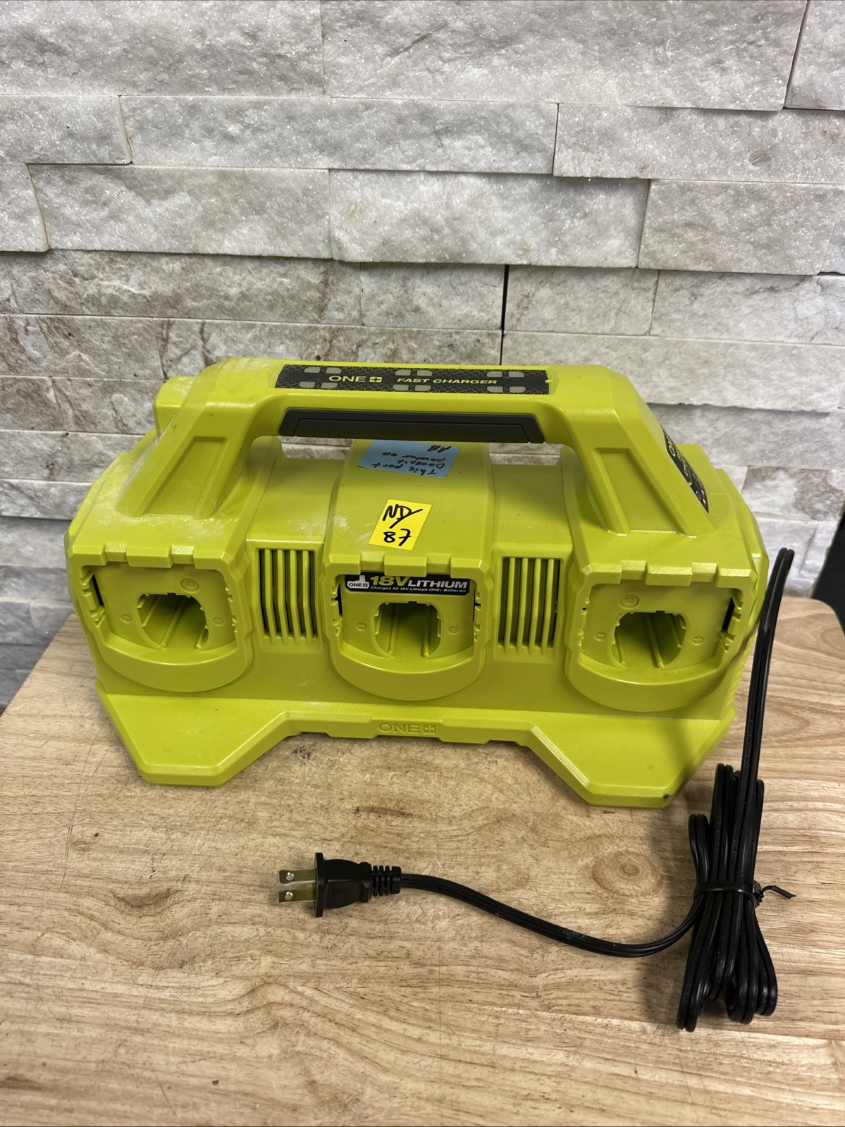 Ryobi ONE+ 18V 6-Port Fast Charger – PCG006 FOR PARTS OR REPAIR