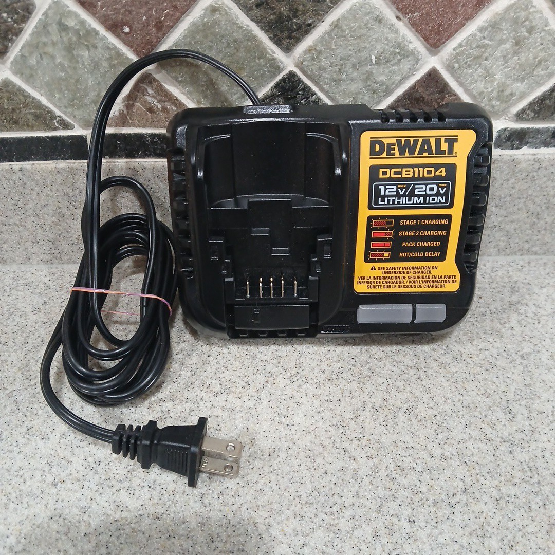 DEWALT DCB1104 12V-20V-60V 4 AMP Li-Ion Battery Charger
