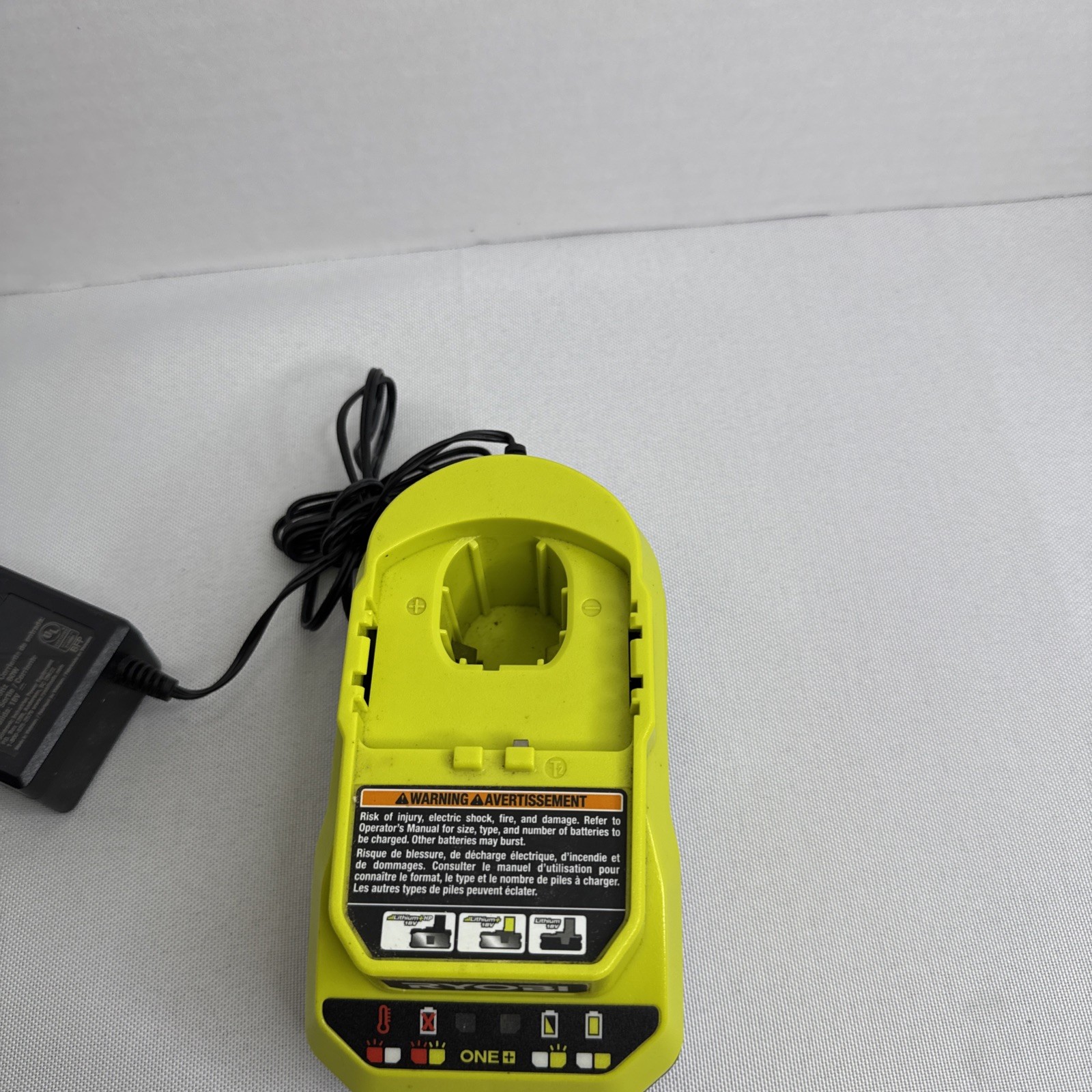 Ryobi PCG002 18V ONE+ Lithium-Ion FAST Battery Charger OEM