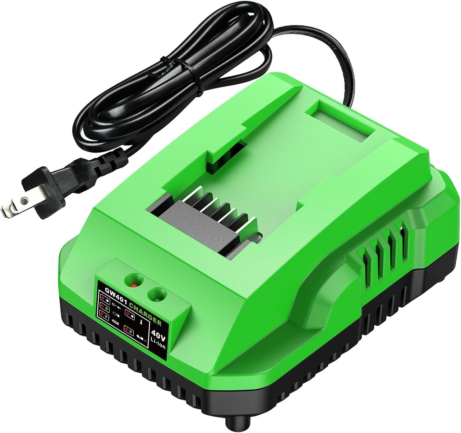 40V Charger for Greenworks 29482 29252 20202 22262 29472 29462
