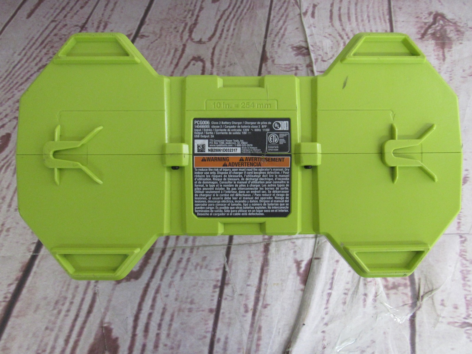 Ryobi PCG006 18V 18 Volt 6-Port Sequential Fast Rapid Battery Charger