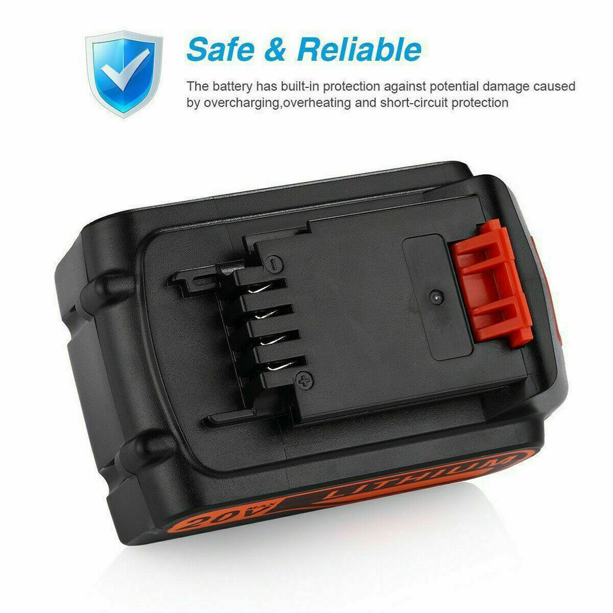 3.0Ah 20-Volt LB2X4020 Battery FOR Black & Decker 20V MAX Lithium LBXR20 LBX20