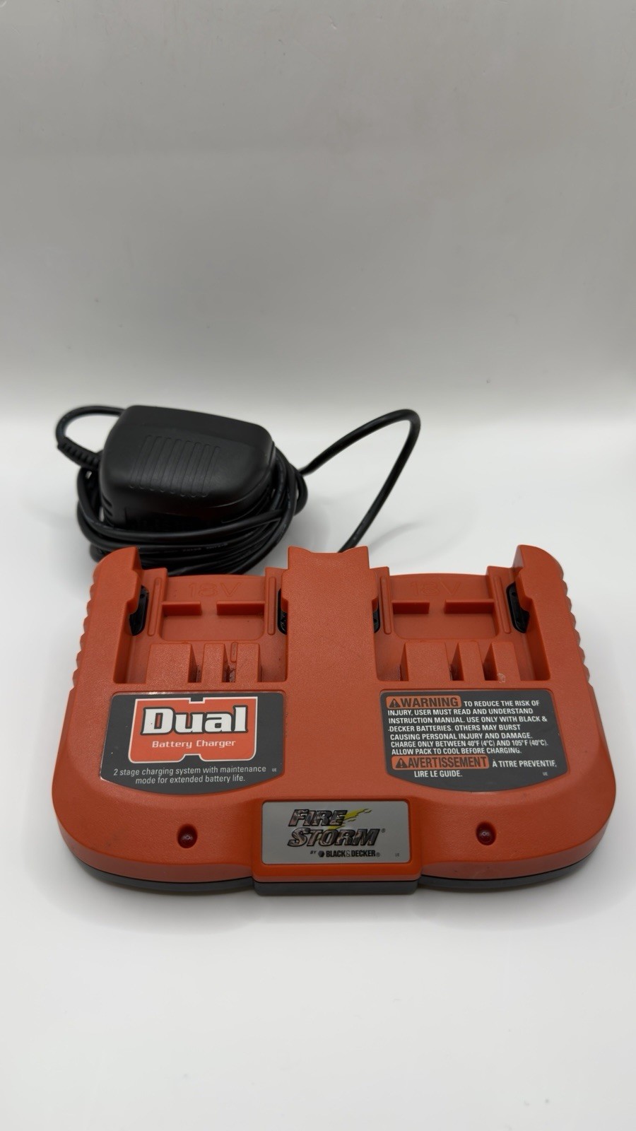 Black & Decker 18V Dual Battery Charger UD-18V2C OEM