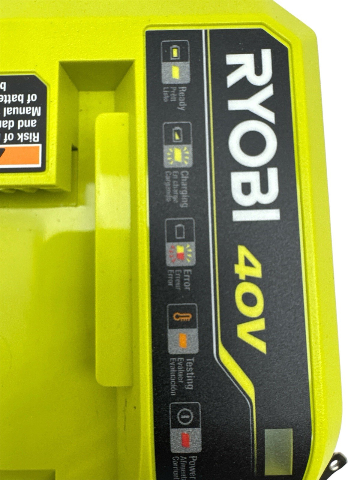 Ryobi 40V Lithium Battery Rapid Charger OP408VNM