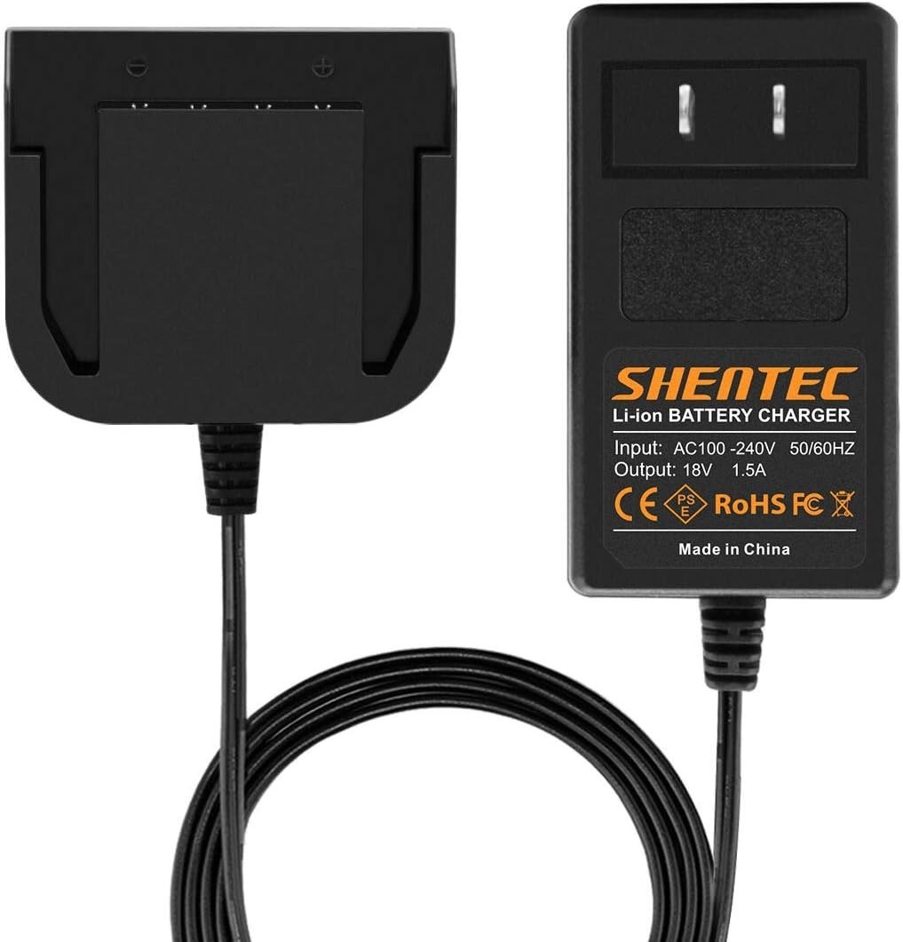 Versatile 18V Lithium Battery Charger with Short Circuit Protection for RIDGID