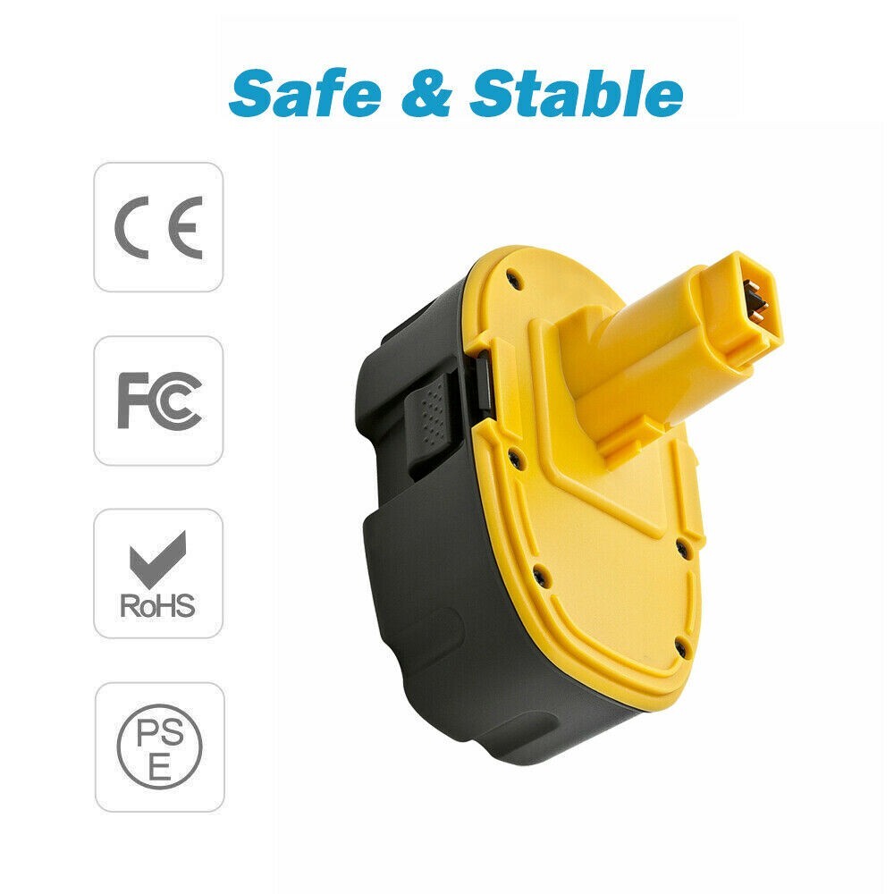 2Pack 18 Volt 18V for Dewalt 18V XRP Battery DC9098 DC9099 DC9096 NiMH DC9096S