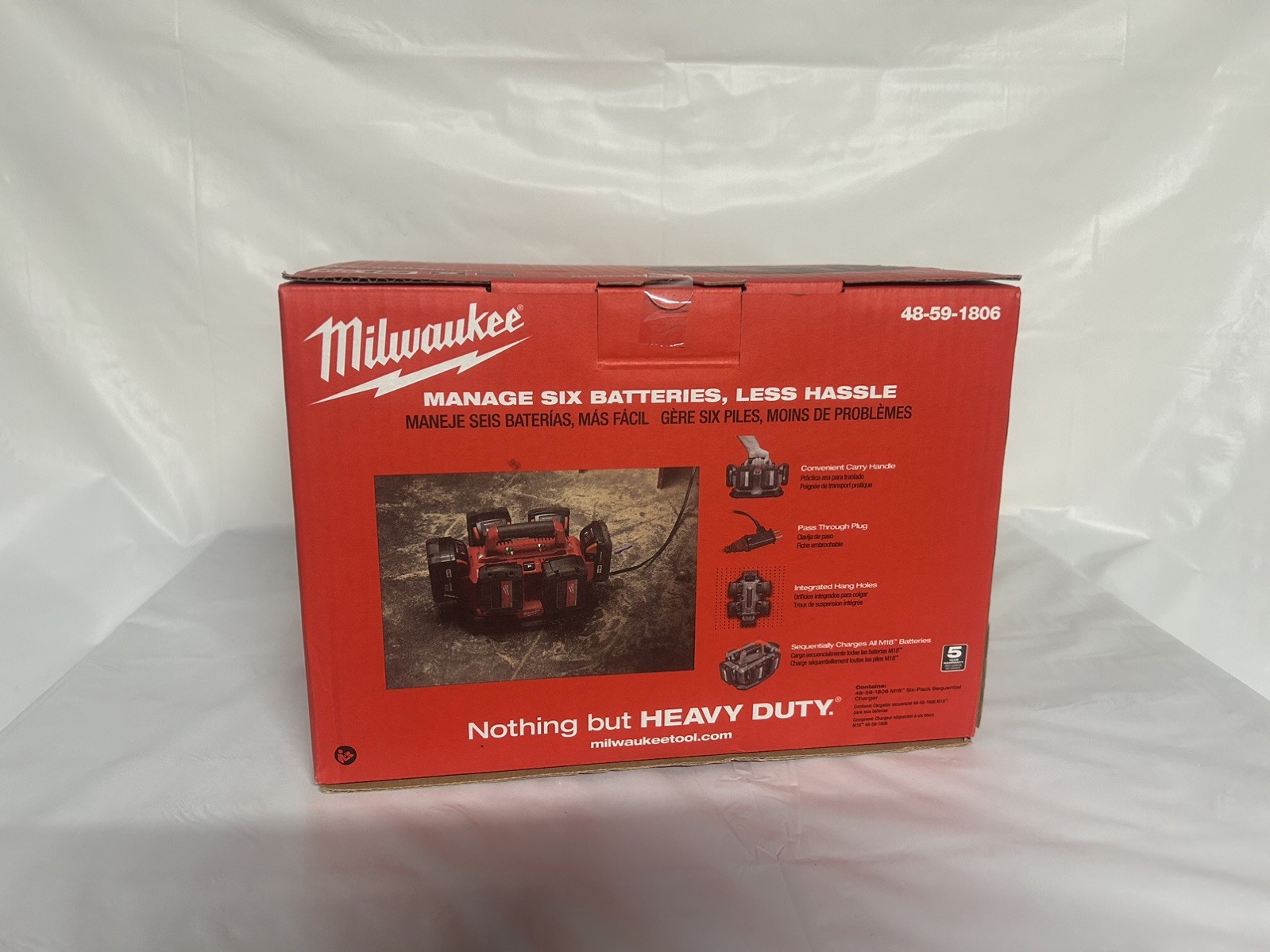 Milwaukee 48-59-1806 M18 Sequential Charger Six-Pack 18V 6-Port Genuine
