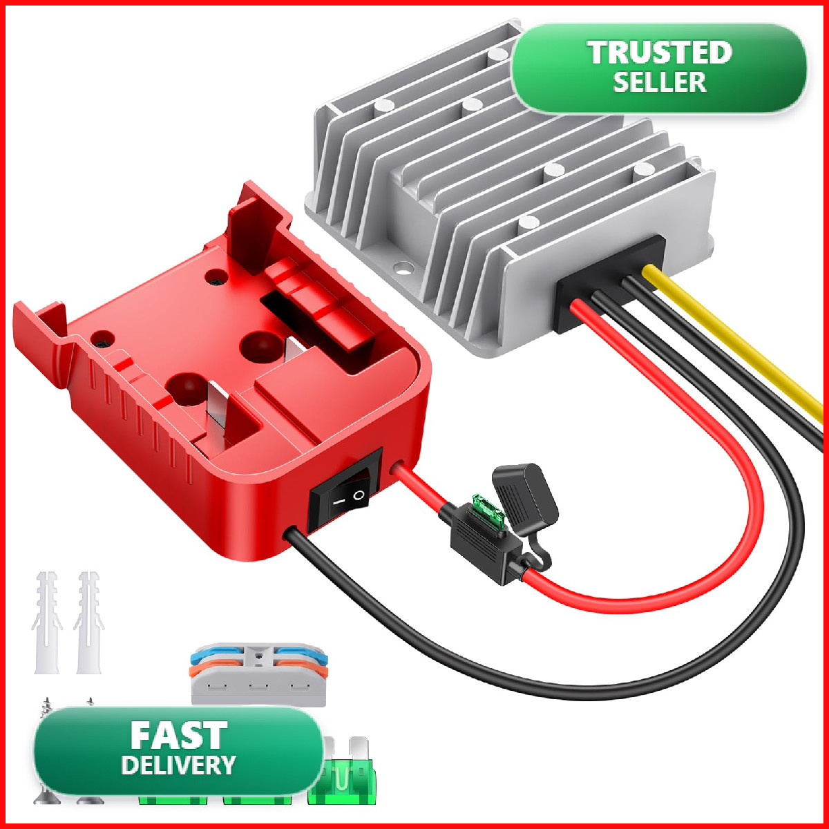 Choikwong 18V To 12V Step Down Converter For Milwaukee M18 Battery Dc Voltage