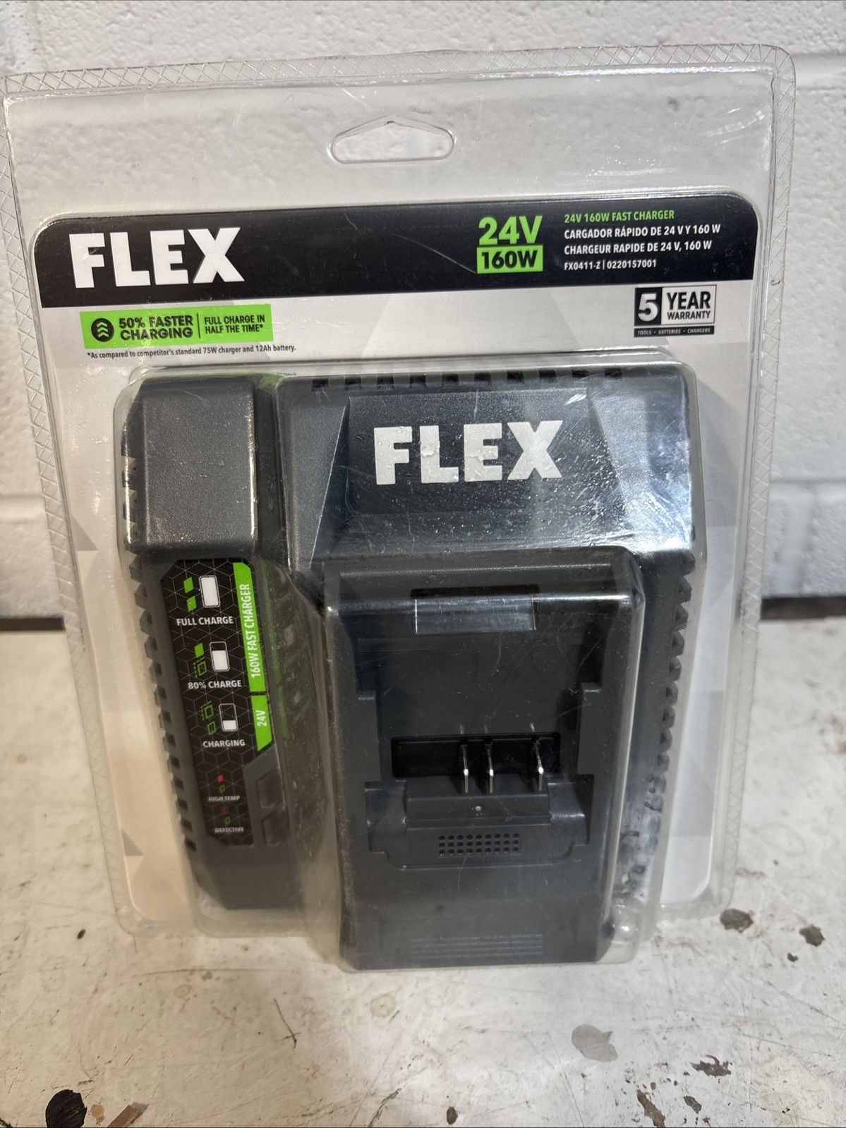 FLEX FX0411-Z 24V 160W Lithium-Ion Battery Fast Charger