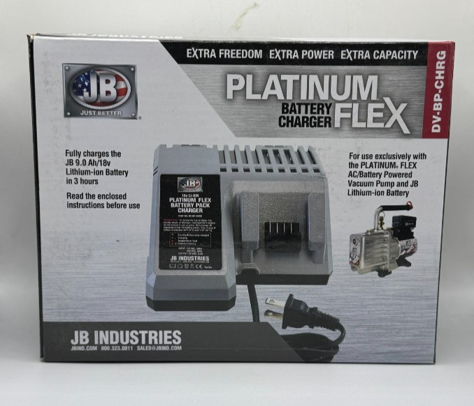 JB Platinum Flex Battery Charger DV-BP-CHRG **AE13**