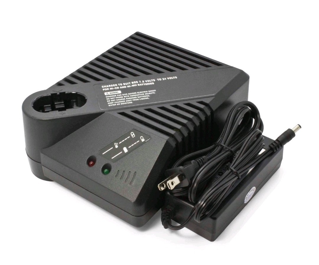 Replacement BOS-CH01 Charger Compatible with Bosch 7.2V-24V NiCd NiMH Batteries