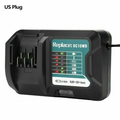 Battery Charger for Makita 10.8V 12V DC10WD BL1021B BL1041B BL1016 Replace US