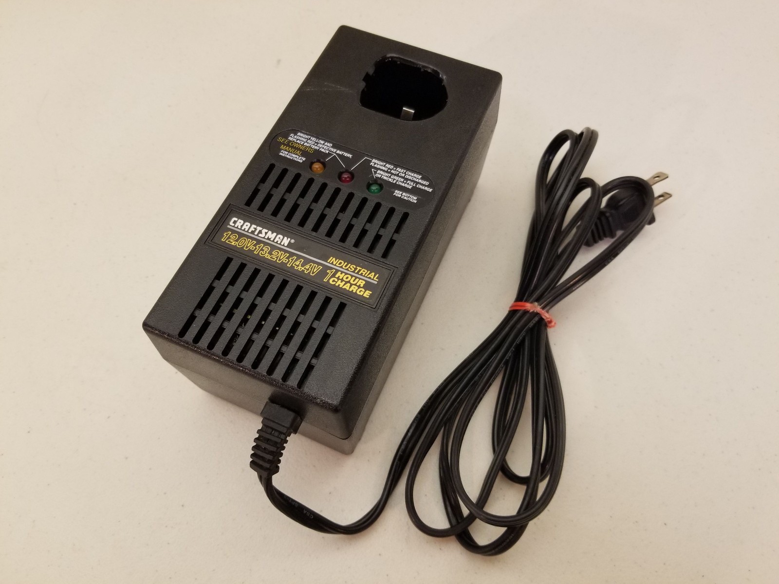 Craftsman OEM Industrial 1 Hour Fast Battery Charger 12.0V 13.2V 14.4V – WORKS!