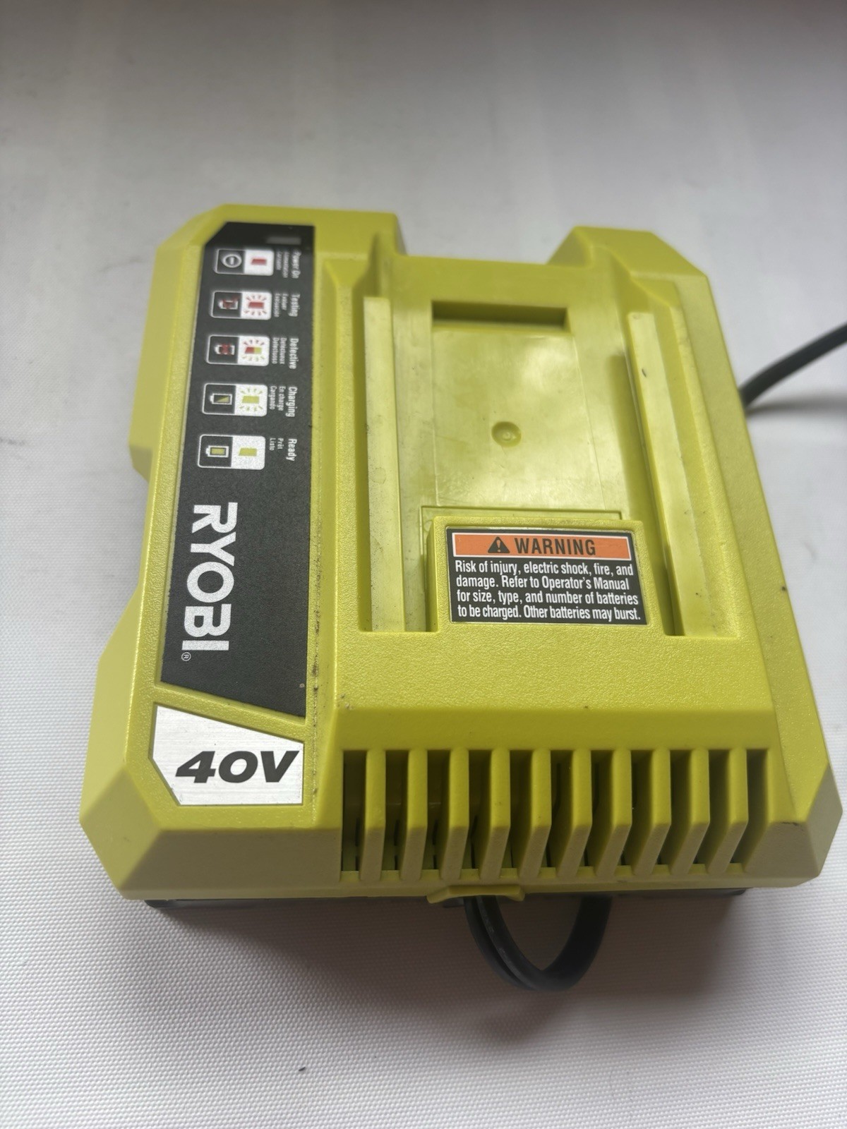 Ryobi Class 2 40V Battery Charger 0P401