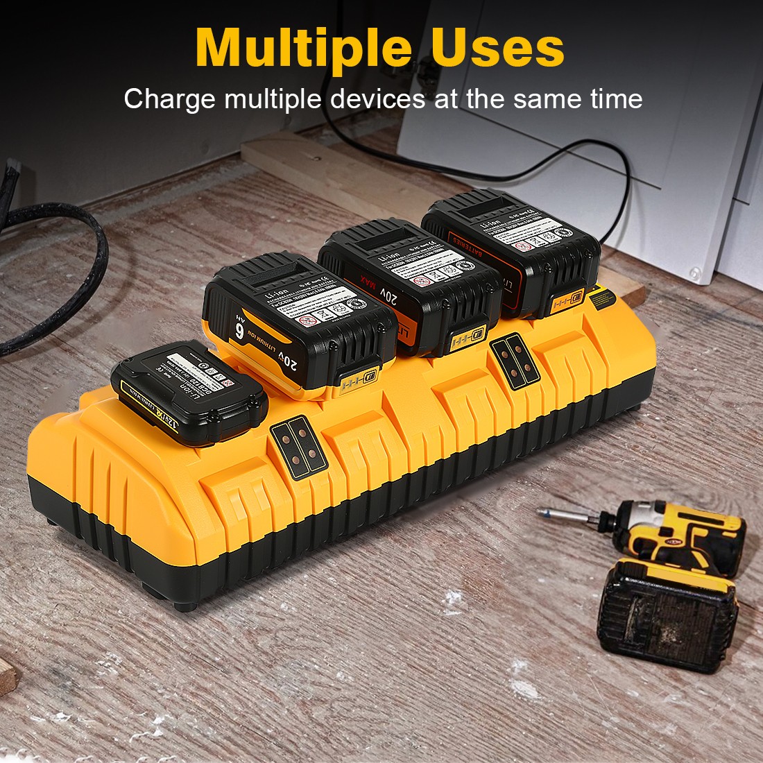 For DEWALT 12/20V DCB104/DCB102/DCB112 Charger Fast Charger Lithium XR DCB205