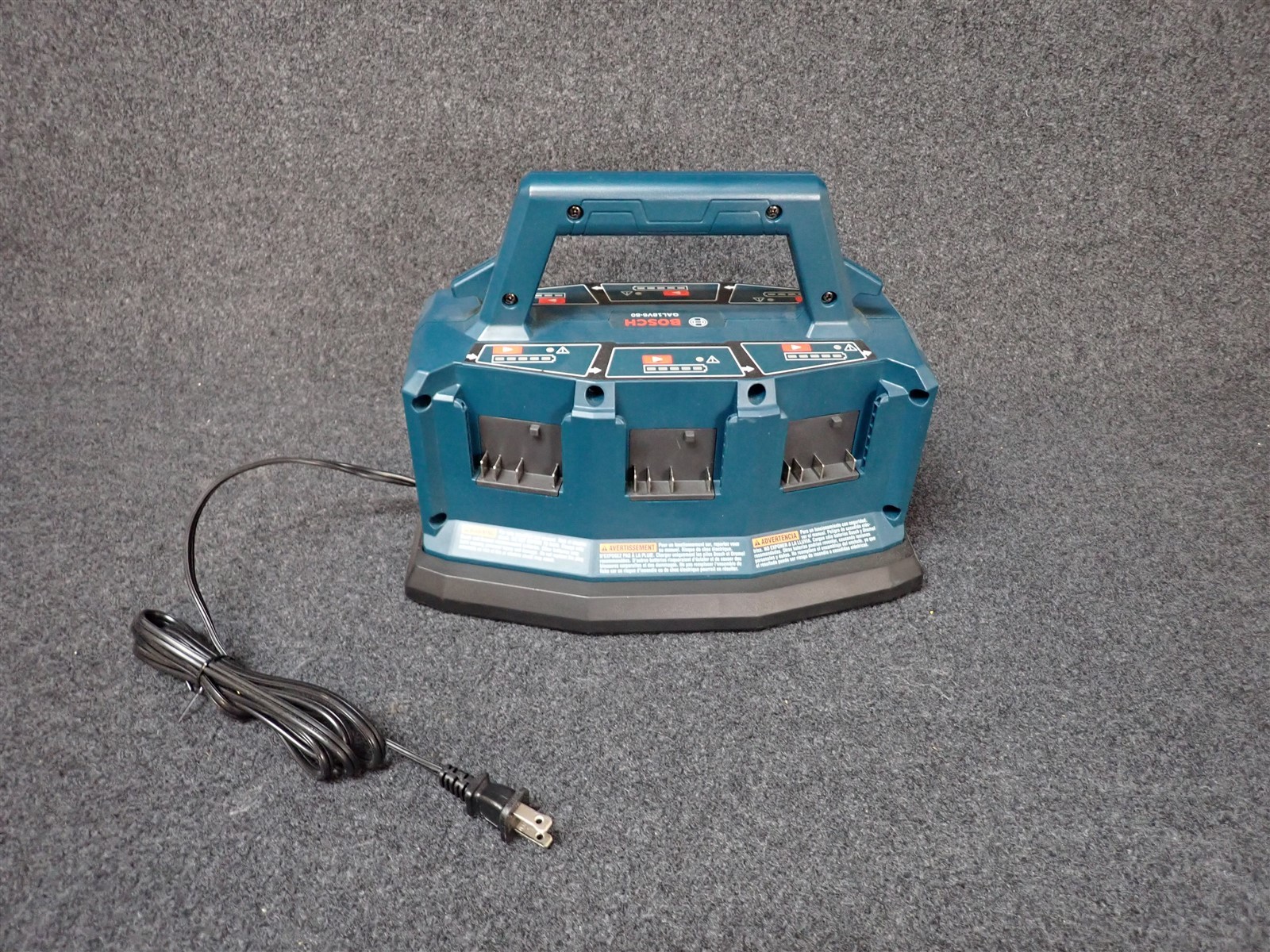 Bosch GAL18V6-80 6-Bay Sequential Battery Fast Charger Factory Reconditioned Z11