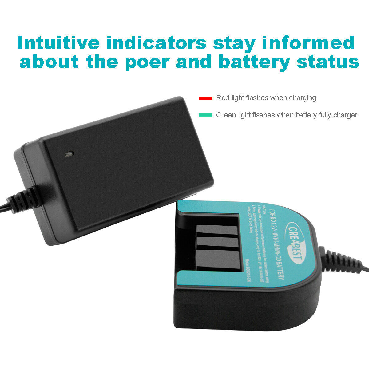 US Charger For Black&Decker 9.6V-18V A14 A144 A18 A1718 A12 A1712 HPB14 Battery