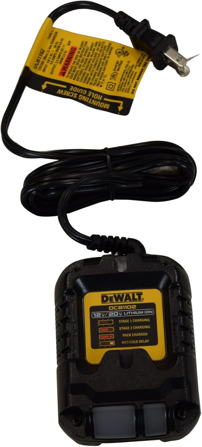 NEW Genuine DeWalt DCB1102 12V MAX/20V MAX/FLEXVOLT 2 Amp Li-Ion Battery Charger